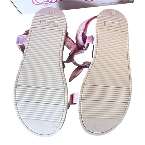 NEW Sugar MILLIE SANDALS Girls 4, Women's 5.5 Pink Lilac Purple Tie Dye SHOES - Picture 5 of 9